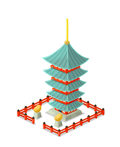 じゃがいもの五重塔